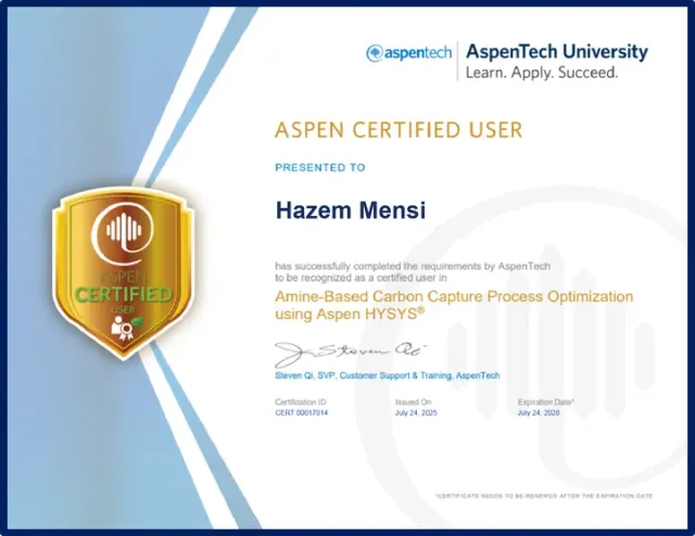 Amine-Based Carbon Capture Process Optimization using Aspen HYSYS®